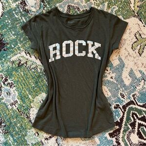 Zadig & Voltaire Skinny Rock Cracked Foil Tee